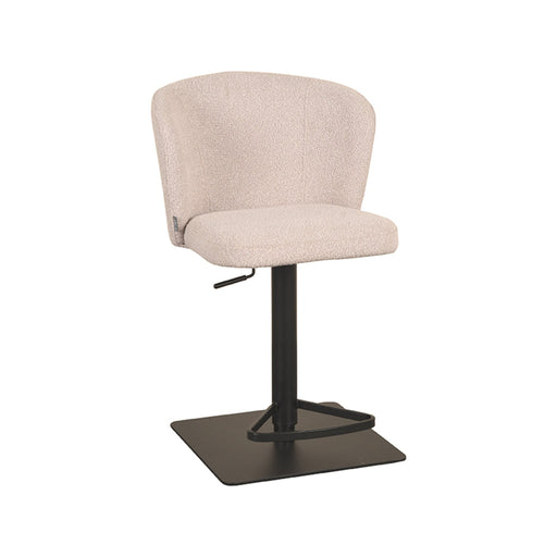 Barkruk Wave Naturel Boucle Gaslift 54x59x110 cm-Barkrukken-LABEL51
