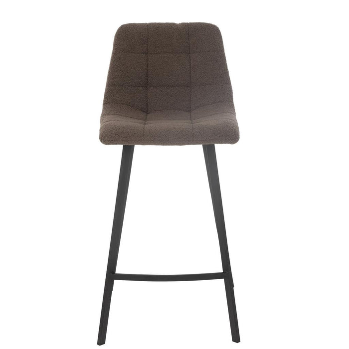 Barkruk Wit Polyester 43 cm 43x46x95 cm-Barkrukken-J-Line