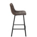 Barkruk Wit Polyester 43 cm 43x46x95 cm-Barkrukken-J-Line