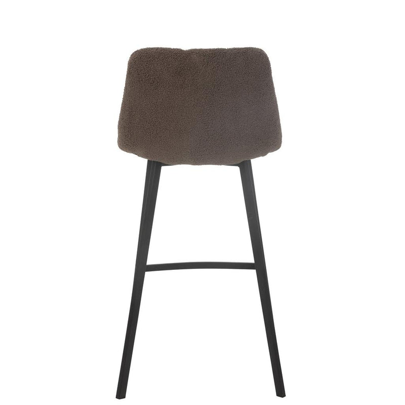 Barkruk Wit Polyester 43 cm 43x46x95 cm-Barkrukken-J-Line