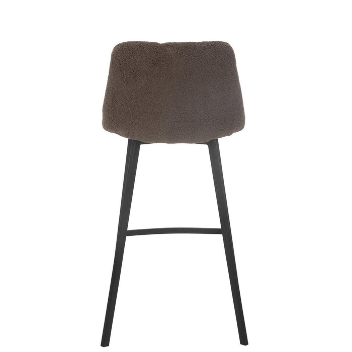 Barkruk Wit Polyester 43 cm 43x46x95 cm-Barkrukken-J-Line