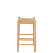Barkruk Zwart Beech hout 38 cm 38x38x66.4 cm-Barkrukken-J-Line