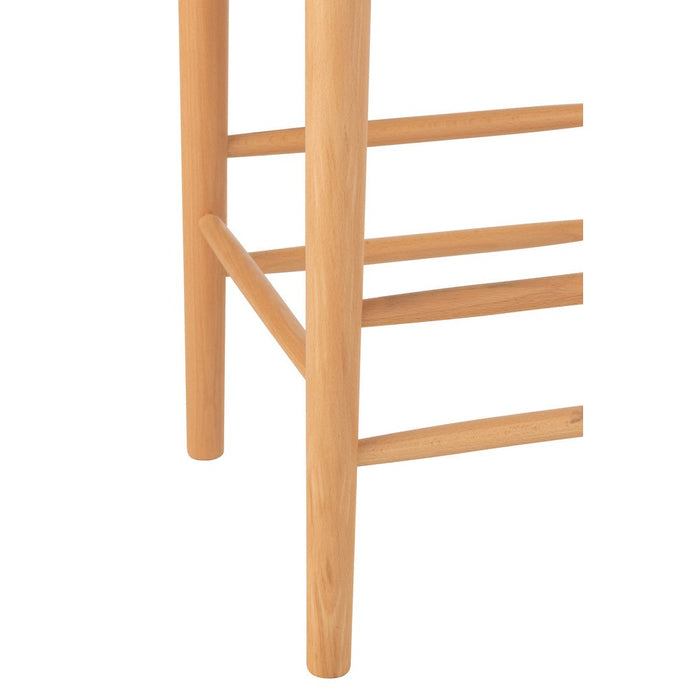 Barkruk Zwart Beech hout 38 cm 38x38x66.4 cm-Barkrukken-J-Line