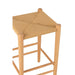 Barkruk Zwart Beech hout 38 cm 38x38x66.4 cm-Barkrukken-J-Line