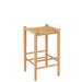 Barkruk Zwart Beech hout 38 cm 38x38x66.4 cm-Barkrukken-J-Line