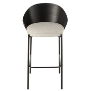 Barkruk Zwart Polyester 50 cm 50.5x53.1x97.8 cm-Barkrukken-J-Line