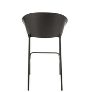 Barkruk Zwart Polyester 50 cm 50.5x53.1x97.8 cm-Barkrukken-J-Line