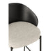 Barkruk Zwart Polyester 50 cm 50.5x53.1x97.8 cm-Barkrukken-J-Line