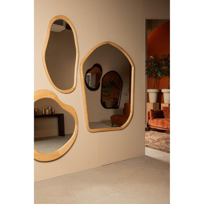 Barragh Naturel Solid Hout Organic Spiegel-Spiegels-PTMD
