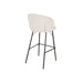 Barstoel Joa Beige met zwarte poten-Barkrukken-Creating Home