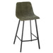 Barstoel Kent metaal/polyester groen-Barkrukken-J-Line
