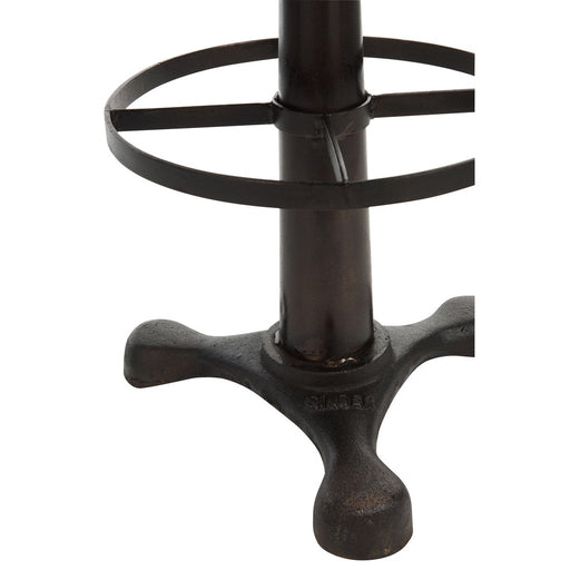 Barstoel Leder/metaal bruin-Barkrukken-J-Line