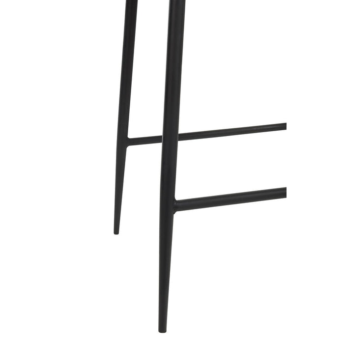 Barstoel Leder/metaal bruin-Barkrukken-J-Line