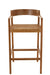 Barstool Emma Teak Brown-Barkrukken-J-Line