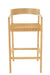 Barstool Emma Teak Natural-Barkrukken-J-Line