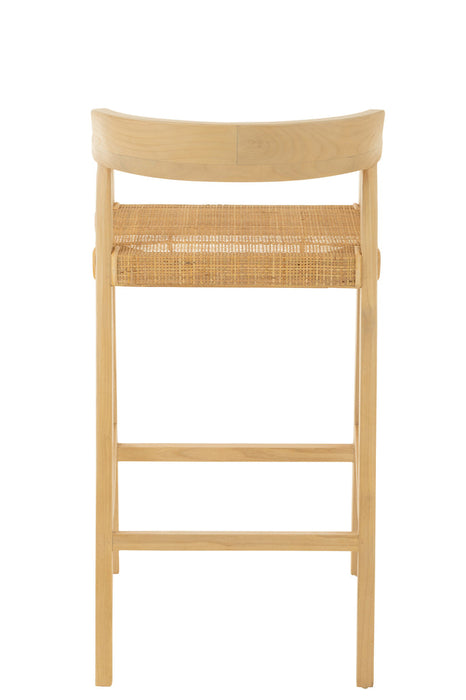 Barstool Emma Teak Natural-Barkrukken-J-Line