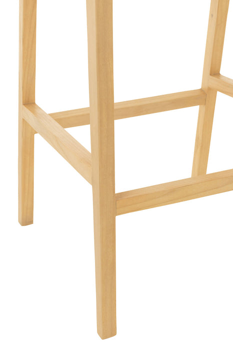 Barstool Emma Teak Natural-Barkrukken-J-Line