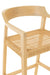 Barstool Emma Teak Natural-Barkrukken-J-Line