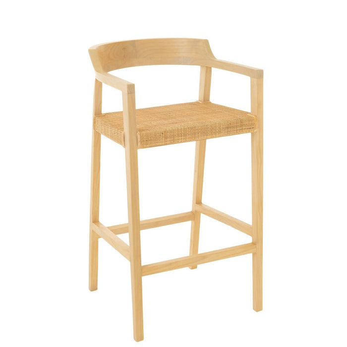 Barstool Emma Teak Natural-Barkrukken-J-Line