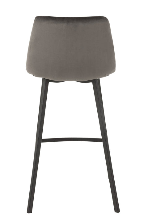 Barstool Olivier Textile/Metal Brown-Barkrukken-J-Line