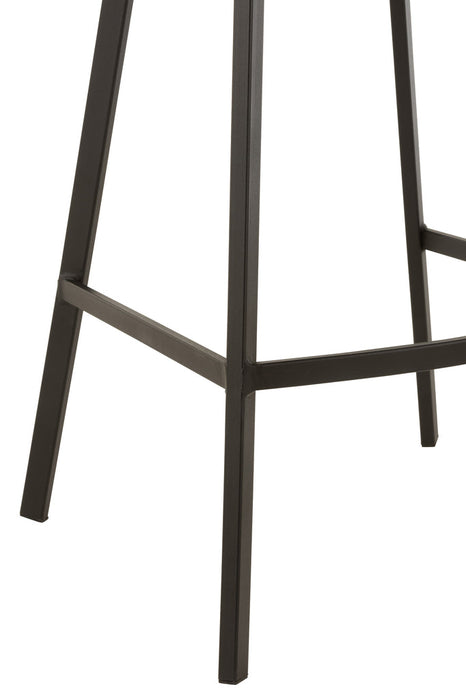 Barstool Olivier Textile/Metal Dark Green-Barkrukken-J-Line