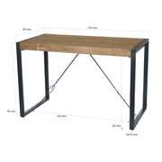 Bartafel Nairobi Bar Mangohout Naturel hout 140x80 cm-Bartafels-Livingfurn