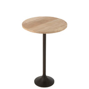 Bartafel Naturel Ijzer 65 cm 65x65x100 cm-Bartafels-J-Line