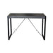 Bartafel Norris Bar Mangohout Zwart 140x80 cm-Bartafels-Livingfurn