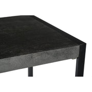 Bartafel Norris Bar Mangohout Zwart 140x80 cm-Bartafels-Livingfurn