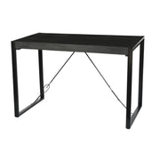 Bartafel Norris Bar Mangohout Zwart 140x80 cm-Bartafels-Livingfurn