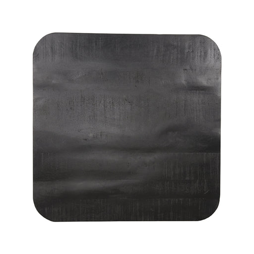 Bartafel Tafelblad Sloppy Edge Zwart Mangohout 70 70x70x3 cm-Organische tafelbladen-LABEL51