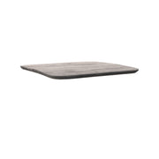 Bartafel Tafelblad Sloppy Edge Zwart Mangohout 70 70x70x3 cm-Organische tafelbladen-LABEL51