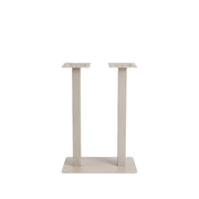 Bartafel Tafelpoot Dubbel Metaal Taupe 70x40x108 cm-Tafelpoten-LABEL51