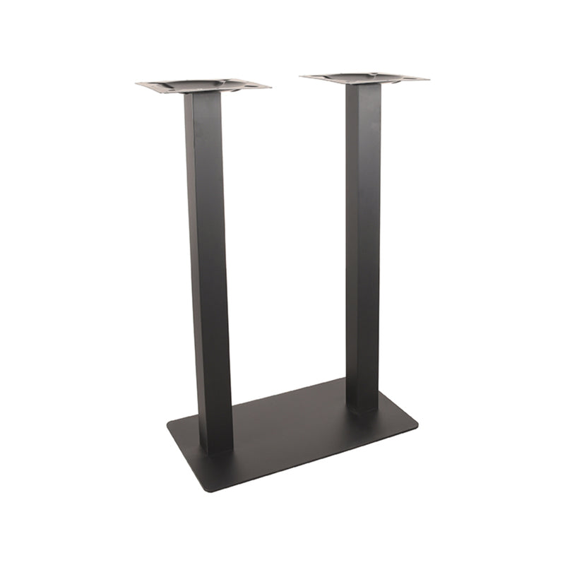 Bartafel Tafelpoot Dubbel Zwart Metaal Dubbel 108 cm 70x40x108 cm-Tafelpoten-LABEL51