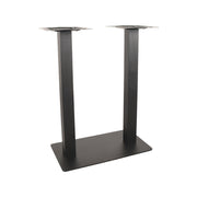Bartafel Tafelpoot Dubbel Zwart Metaal Dubbel 92 cm 70x40x92 cm-Tafelpoten-LABEL51