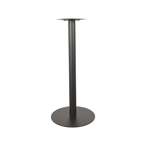 Bartafel Tafelpoot Dubbel - Zwart - Metaal - Enkel Rond 108 cm-Bartafels-LABEL51