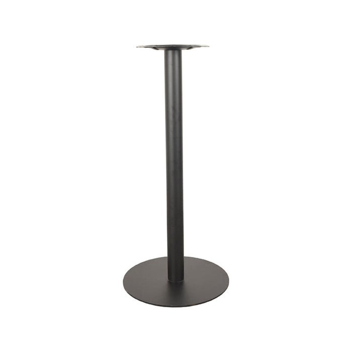 Bartafel Tafelpoot Dubbel - Zwart - Metaal - Enkel Rond 108 cm-Bartafels-LABEL51