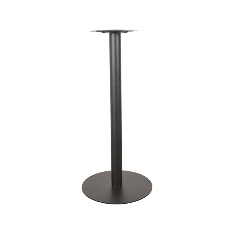 Bartafel Tafelpoot Dubbel Zwart Metaal Enkel Rond 108 cm-Tafelpoten-LABEL51