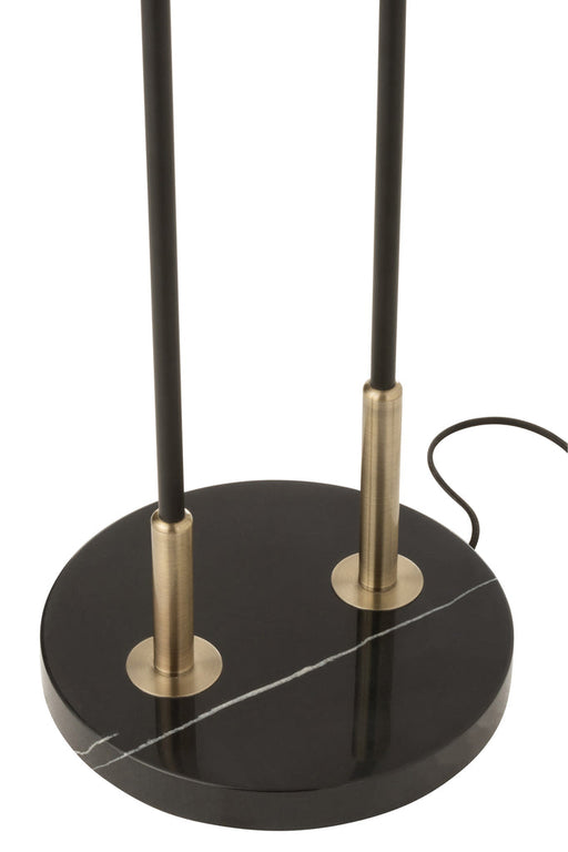 Base Floorlamp Bollie Steel/Marble Black-Lampenvoeten-J-Line