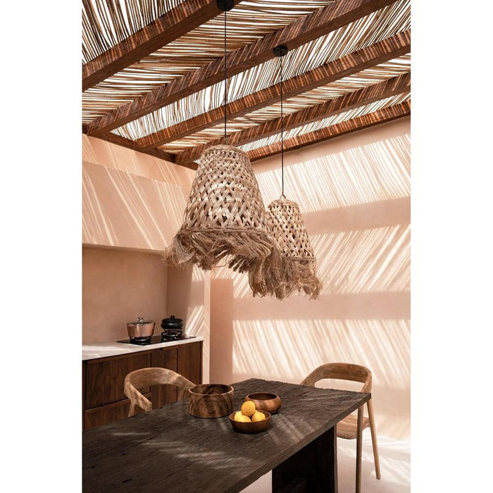 Bazar Bizar Abaca Jelly Fish hanglamp - natuurlijk - M-Hanglampen-Bazar Bizar