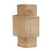Bazar Bizar Bolly Jute wandlamp - natuurlijk - M-Wandlampen-Bazar Bizar
