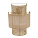 Bazar Bizar Bolly Jute wandlamp - natuurlijk - M-Wandlampen-Bazar Bizar