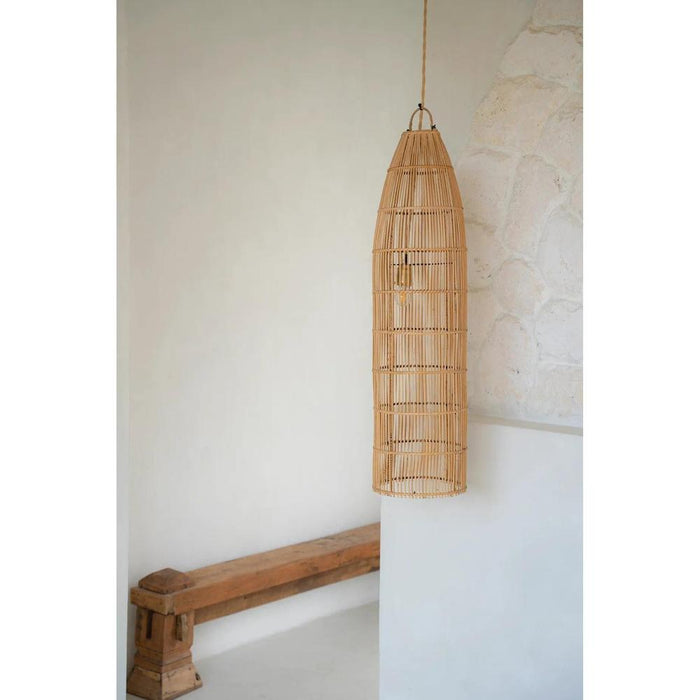 Bazar Bizar Fish Trap hanglamp - natuurlijk - L-Hanglampen-Bazar Bizar
