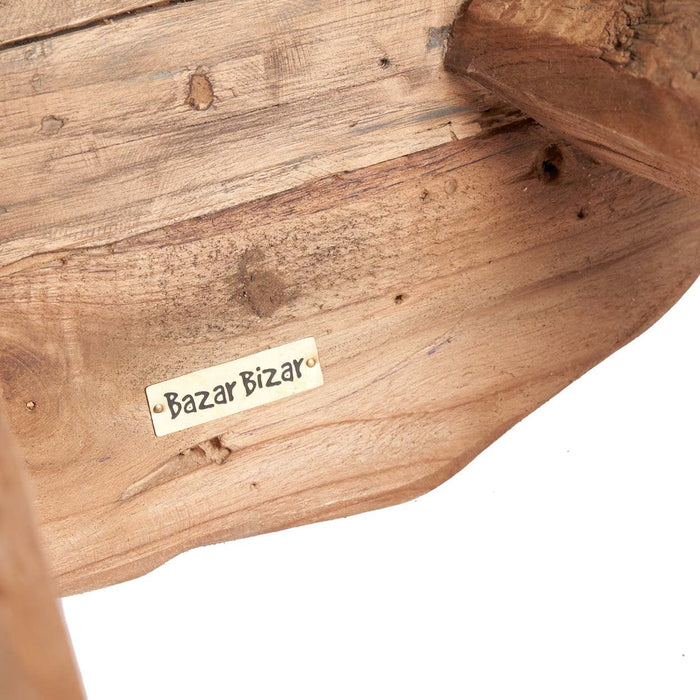Bazar Bizar Marabunta Rustic bijzettafel - natuurlijk-Bijzettafels-Bazar Bizar