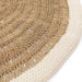 Bazar Bizar Seagrass & Cotton Round vloerkleeed - natuurlijk wit - 100-Ronde Vloerkleden-Bazar Bizar