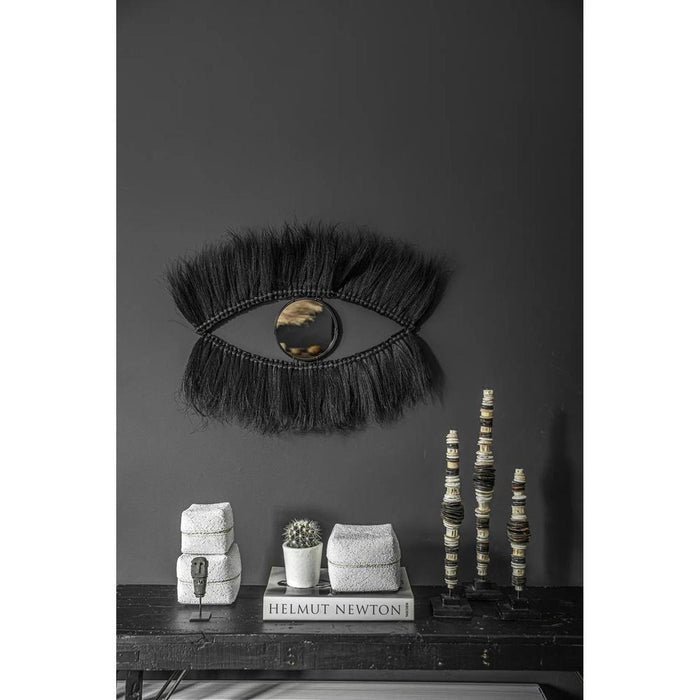 Bazar Bizar zwart Eye spiegel - zwart-Spiegels-Bazar Bizar