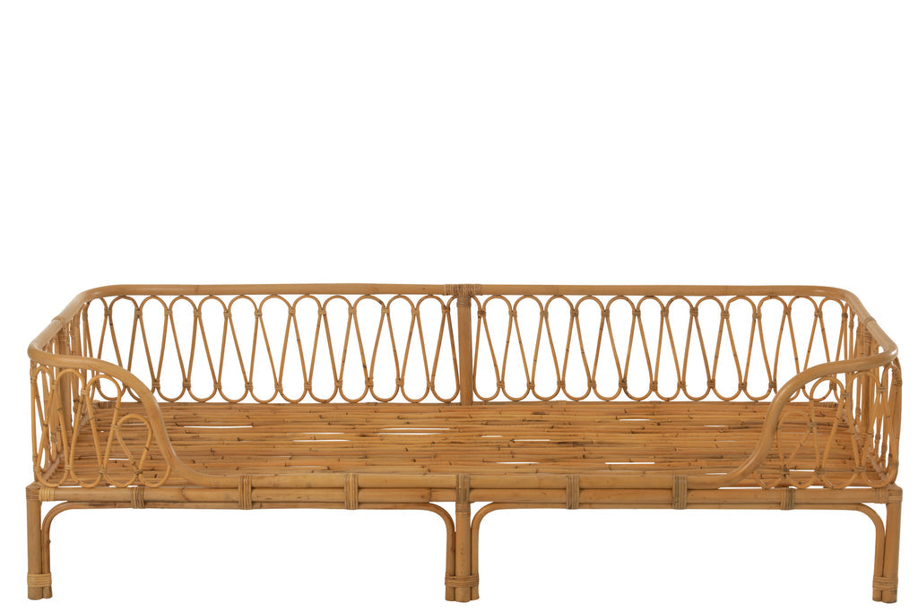 Bed Pierre rotan naturel-Banken-J-Line