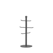 Beker toren Antiek Grijs Metaal - 13x13x33 cm-Opbergdozen en manden-LABEL51