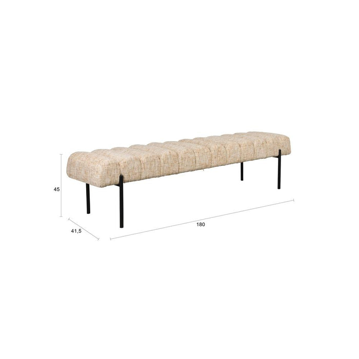 Bench Jethro 180-Eetkamerbanken-Creating Home
