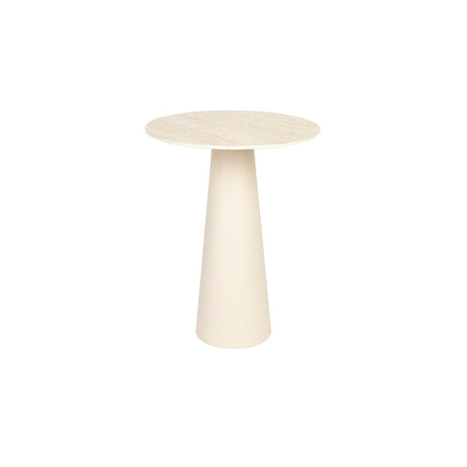 Bijzettafel Joya Low Ceramics Beige Ø40x52 cm-Bijzettafels-Creating Home